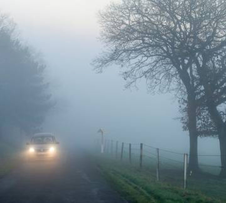 How to deal with the fog and haze weather